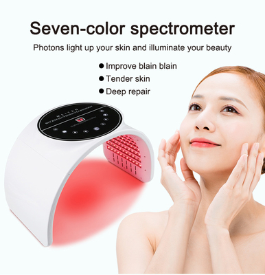7 Colors Red Blue Light Therapy Mask LED Light Therapy Facial Photon Mask